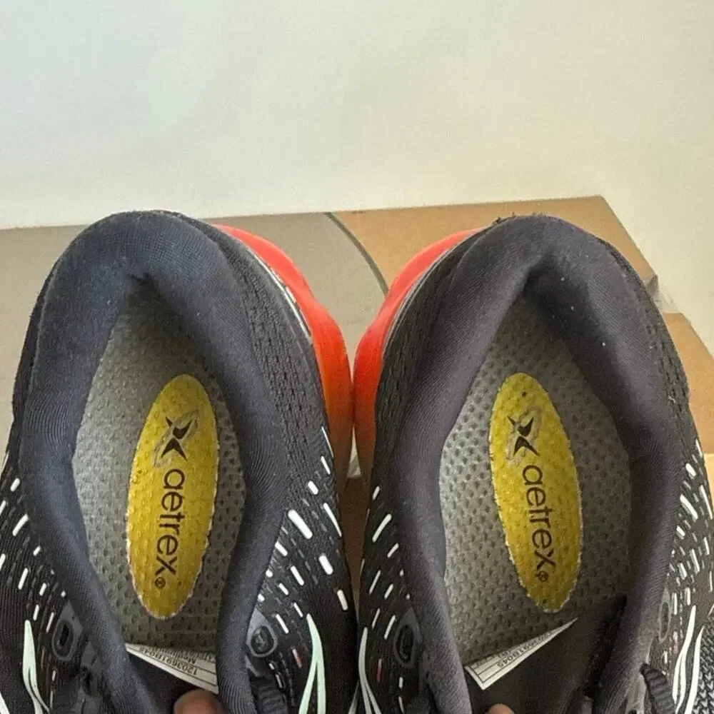 Brooks Glycerin 20 Black/Orange Women Running Sneakers- SZ 10